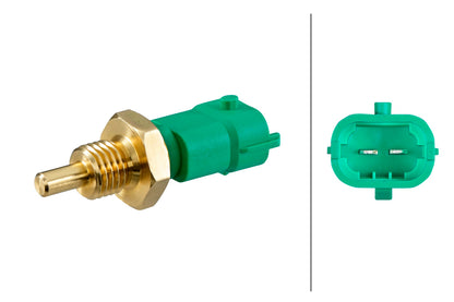 HELLA Sensor, fuel temperature - 2-pin connector 6PT358384-051