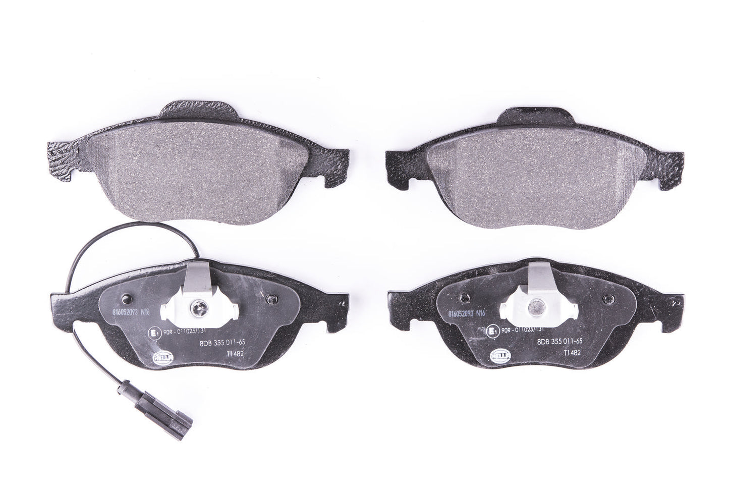 HELLA Brake pad set - T1482 - for e.g. ALFA ROMEO / LANCIA 8DB355011-651