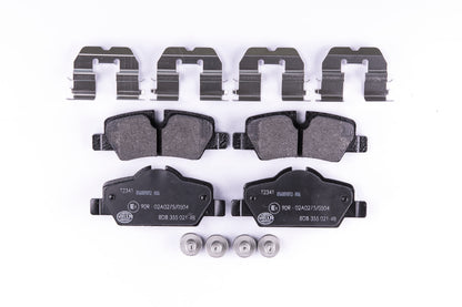 HELLA Brake pad set - T2341 - for e.g. MINI 8DB355021-481