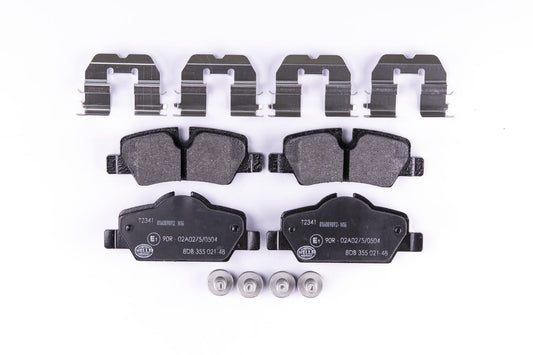 HELLA Brake pad set - T2341 - for e.g. MINI 8DB355021-481
