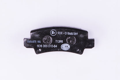 HELLA Brake pad set - T1398 - for e.g. TOYOTA 8DB355010-841