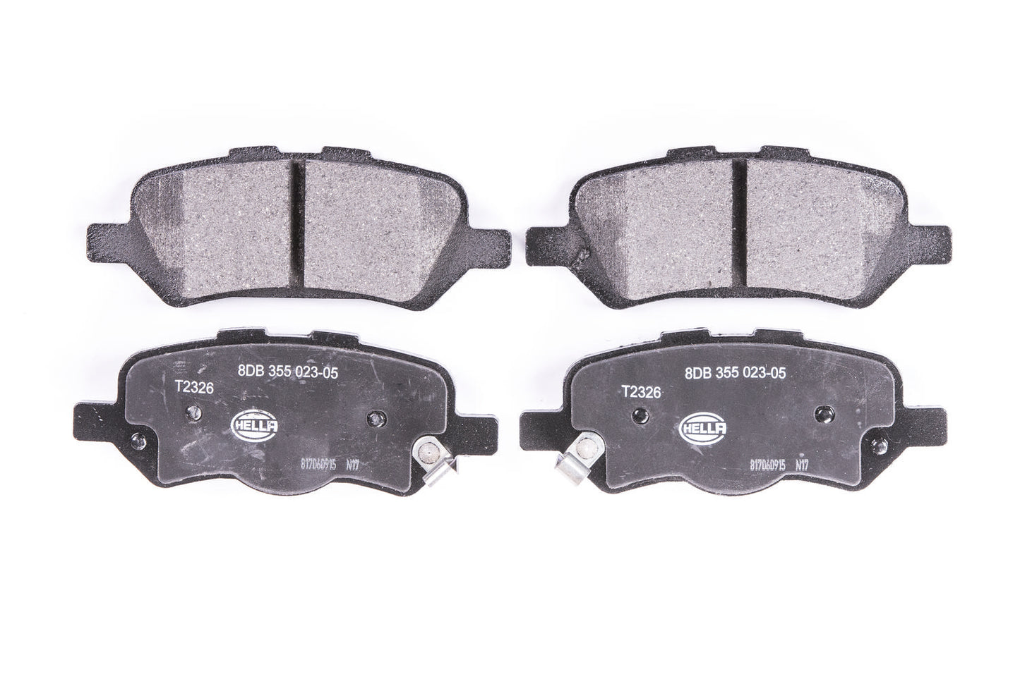 HELLA Brake pad set - T2326 - for e.g. TOYOTA 8DB355023-051