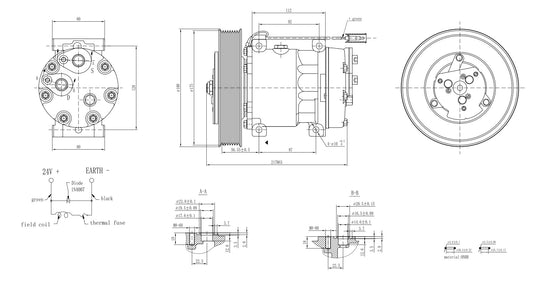 Hella Aircon Compressor 8FK366200-051