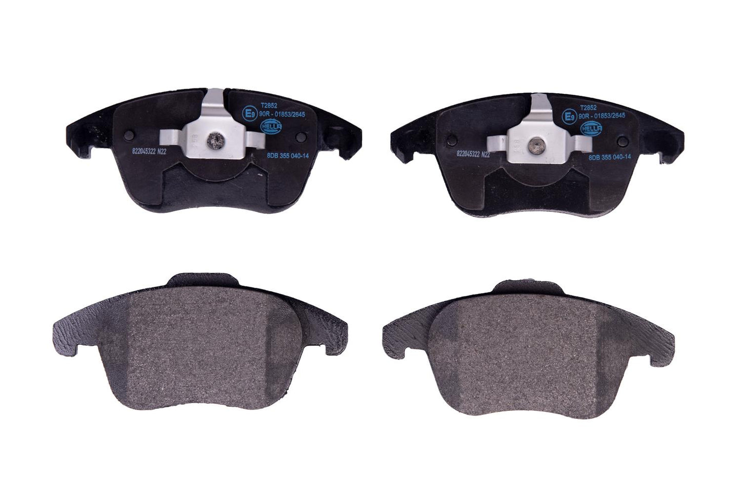 HELLA Brake pad set - T2852 - for e.g. PEUGEOT 8DB355040-141
