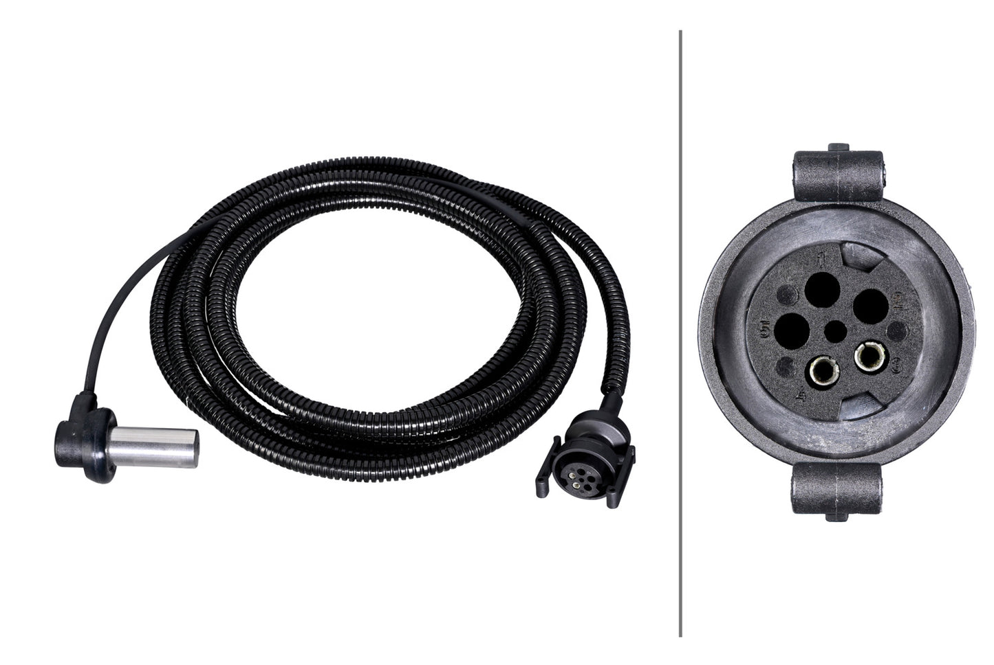 HELLA Sensor, wheel speed - 5-pin connector - Front Axle 6PU230052-211