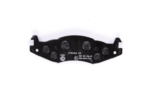 HELLA Brake pad set - T0385 - for e.g. AMC / HUMMER / JEEP 8DB355006-371