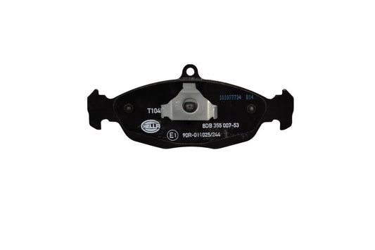 HELLA Brake pad set - T1045 - for e.g. CHEVROLET / DAEWOO / FSO / HOLDEN 8DB355007-531