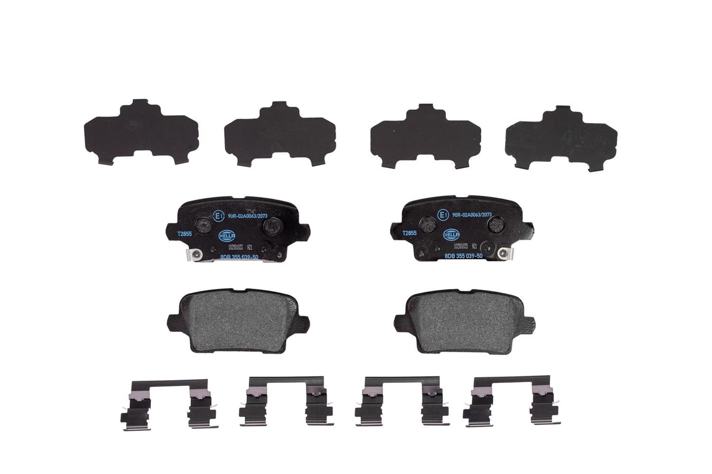 HELLA Brake pad set - T2855 - for e.g. HOLDEN / OPEL / VAUXHALL 8DB355039-501