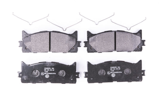 HELLA Brake pad set - T1605 - for e.g. DAIHATSU / LEXUS / TOYOTA 8DB355012-401