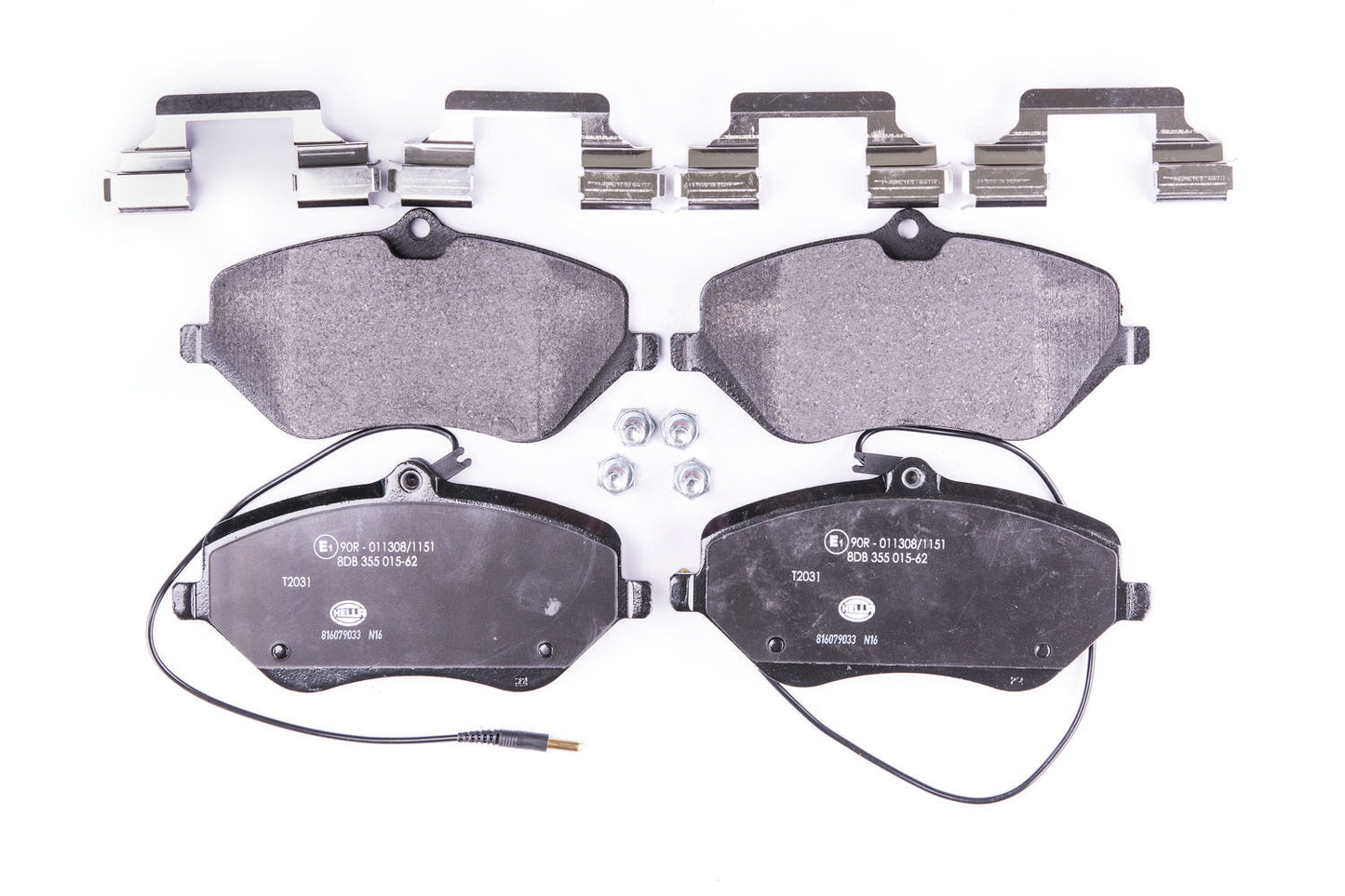 HELLA Brake pad set - T2031 - for e.g. CITROEN / PEUGEOT 8DB355015-621