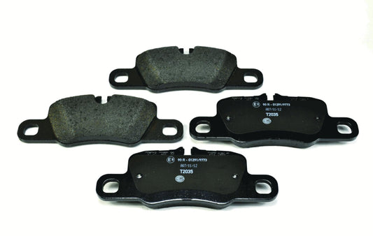HELLA Brake pad set - T2035 - for e.g. PORSCHE 8DB355015-651
