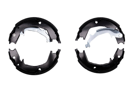 HELLA Brake Shoe Set, parking brake - H9910 - for e.g. HYUNDAI / KIA / SSANGYONG 8DA355050-731