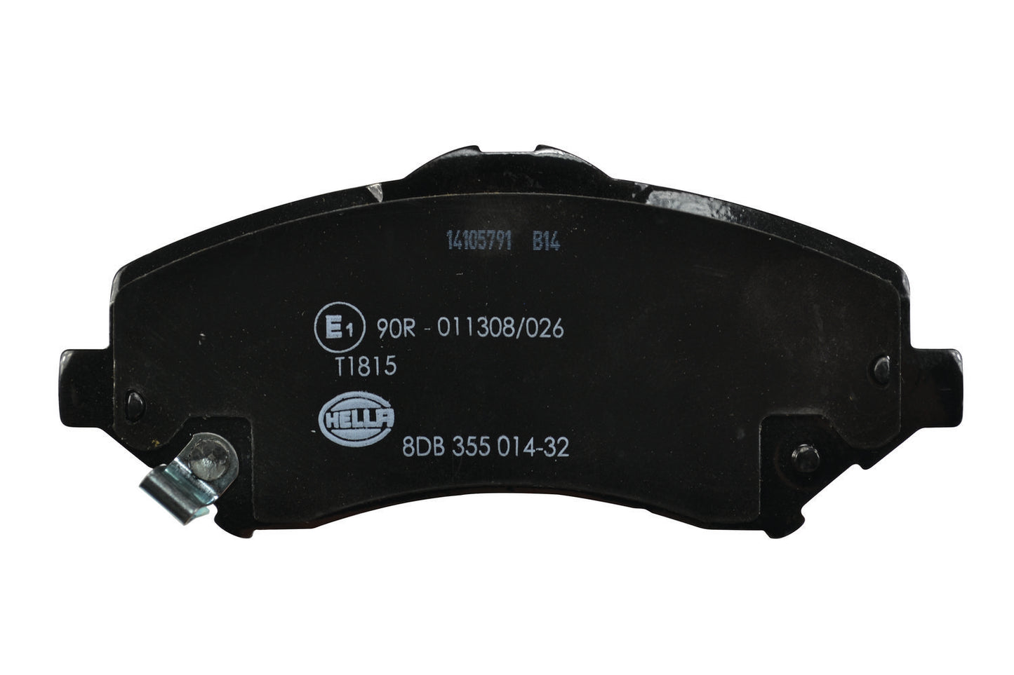 HELLA Brake pad set - T1815 - for e.g. CHRYSLER / DODGE / FIAT / JEEP / VW 8DB355014-321