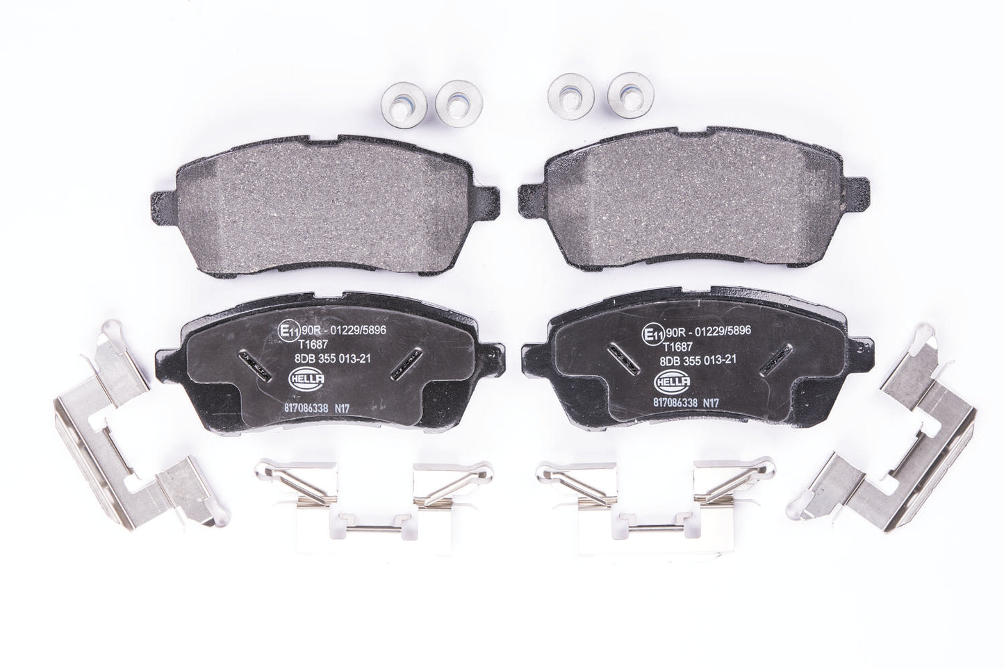 HELLA Brake pad set - T1687 - for e.g. FORD / TOYOTA 8DB355013-211
