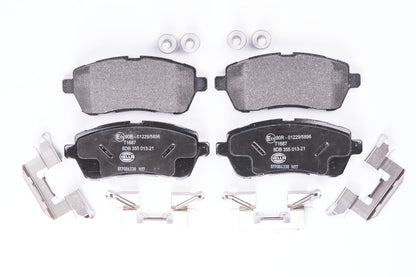 HELLA Brake pad set - T1687 - for e.g. FORD / TOYOTA 8DB355013-211