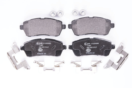 HELLA Brake pad set - T1687 - for e.g. FORD / TOYOTA 8DB355013-211