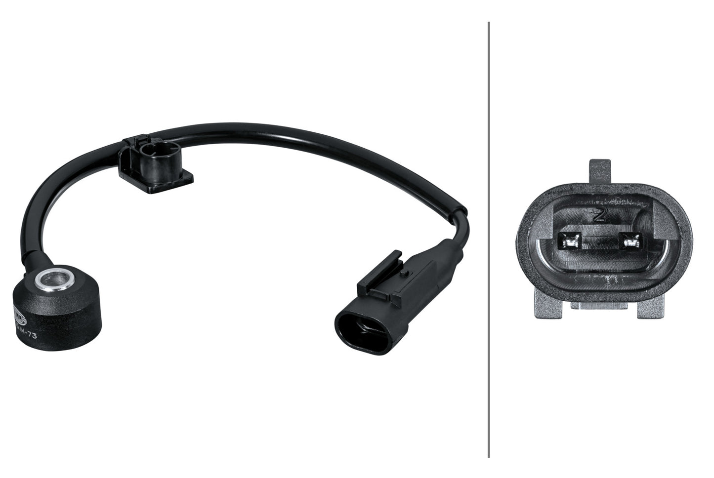 HELLA Knock Sensor - 2-pin connector 6PG013114-731