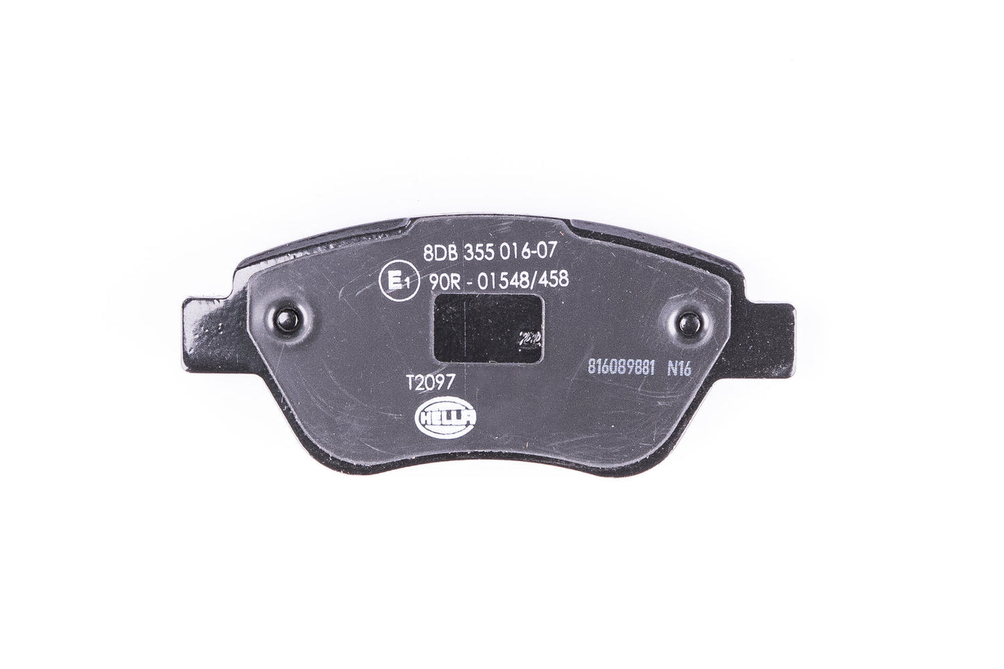 HELLA Brake pad set - T2097 - for e.g. ALFA ROMEO / CITROEN / FIAT / PEUGEOT 8DB355016-071