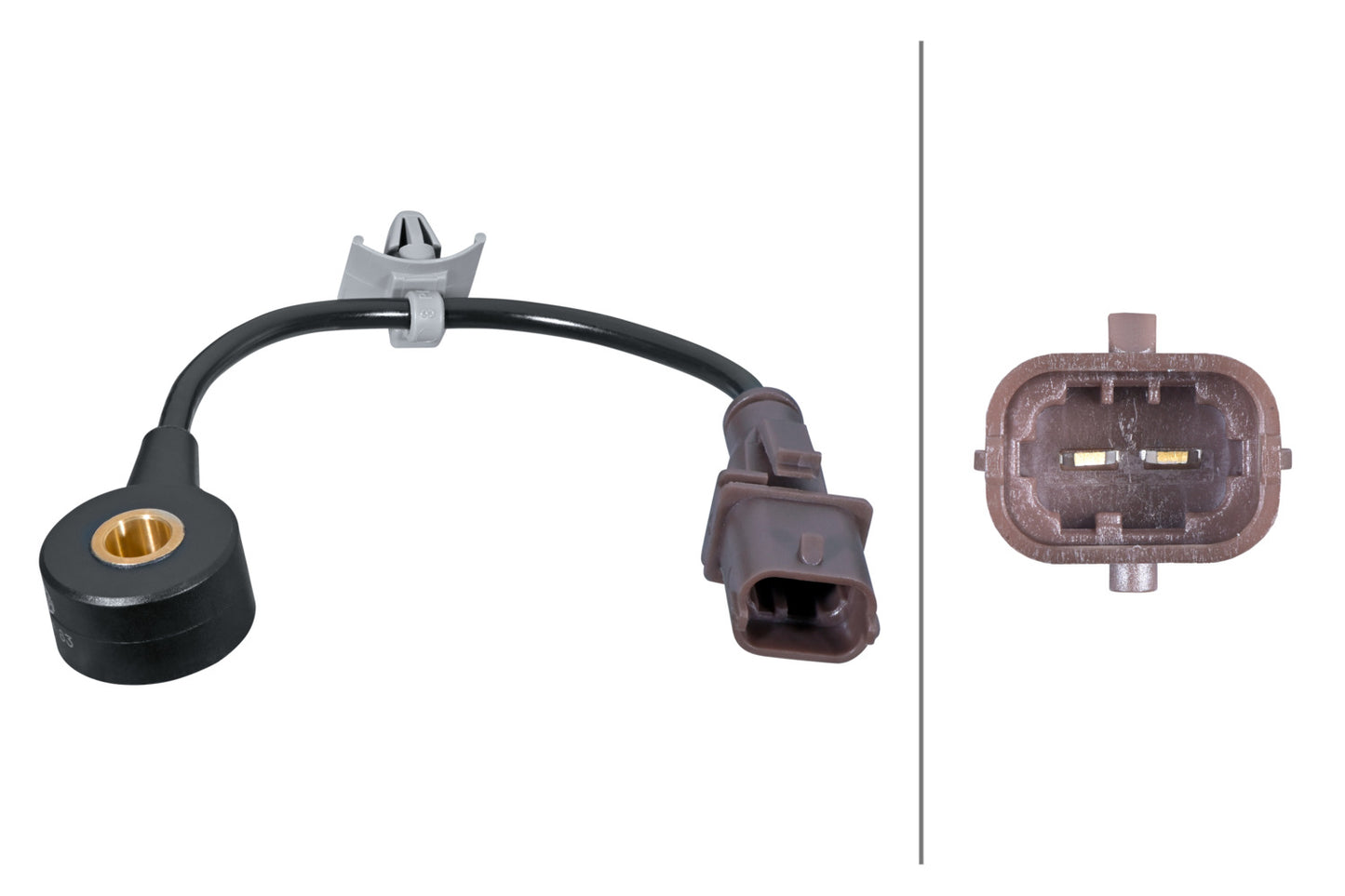 HELLA Knock Sensor - 2-pin connector 6PG013114-831