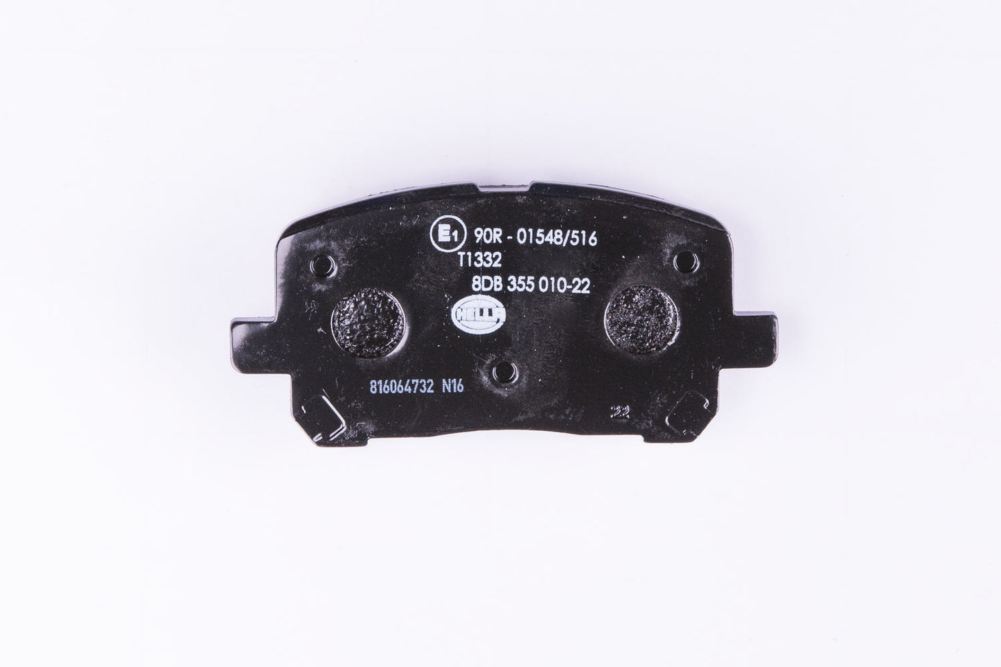 HELLA Brake pad set - T1332 - for e.g. TOYOTA 8DB355010-221