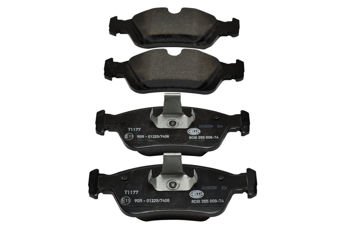 HELLA Brake pad set - T1177 - for e.g. ALPINA / BMW / WIESMANN 8DB355008-741