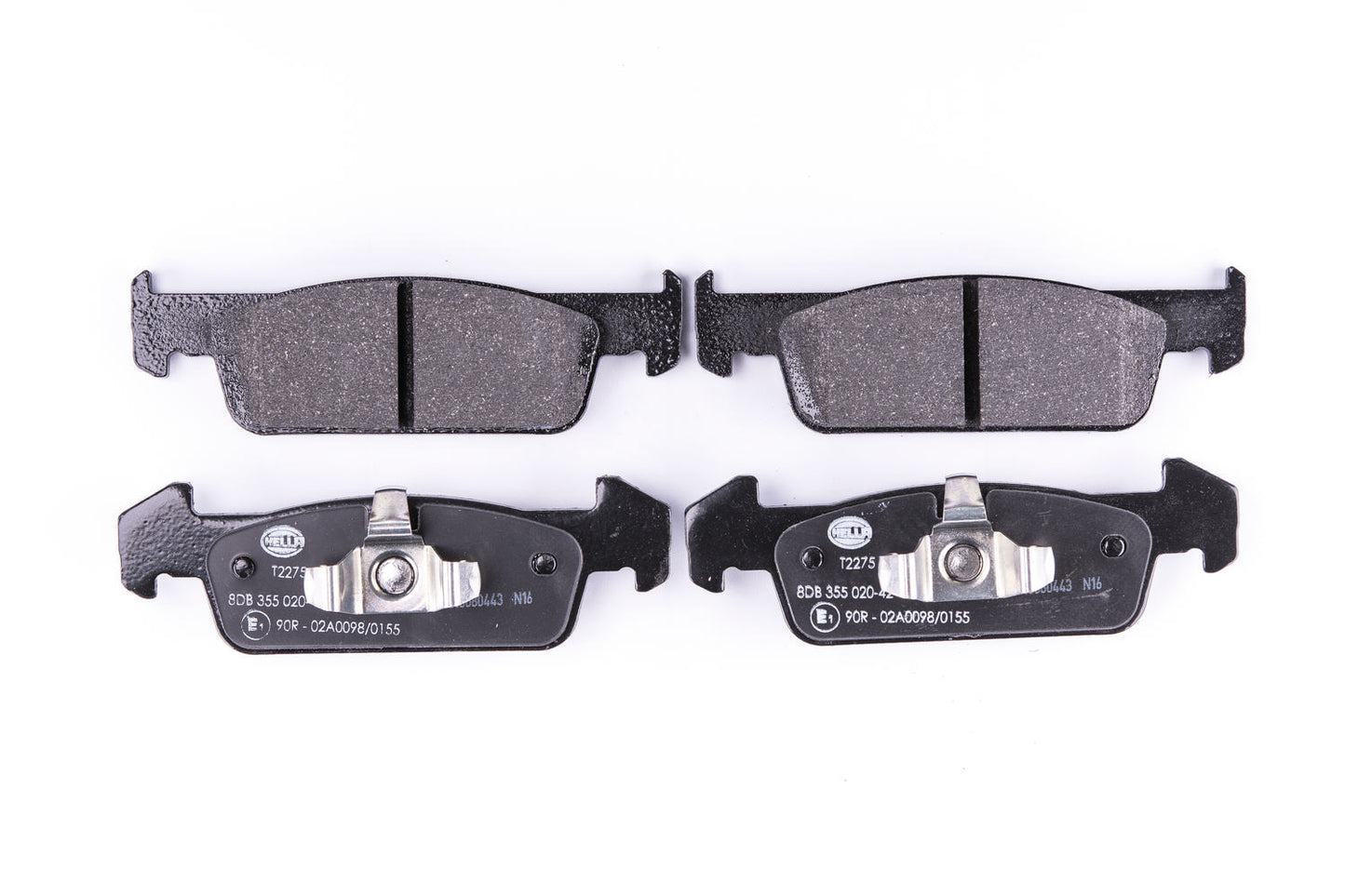 HELLA Brake pad set - T2275 - for e.g. DACIA / RENAULT 8DB355020-421