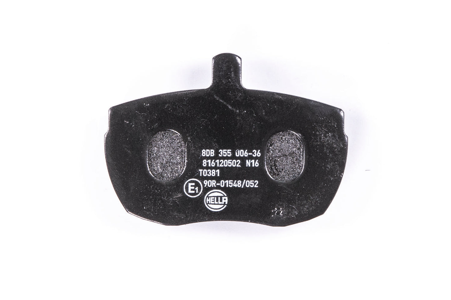 HELLA Brake pad set - T0381 - for e.g. ALFA ROMEO / DAF / FORD / IVECO 8DB355006-361