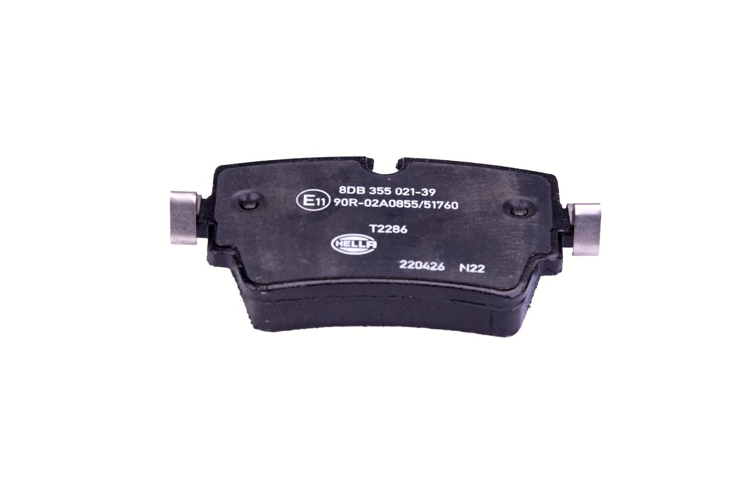 HELLA Brake pad set - T2286 - for e.g. JAGUAR 8DB355021-391