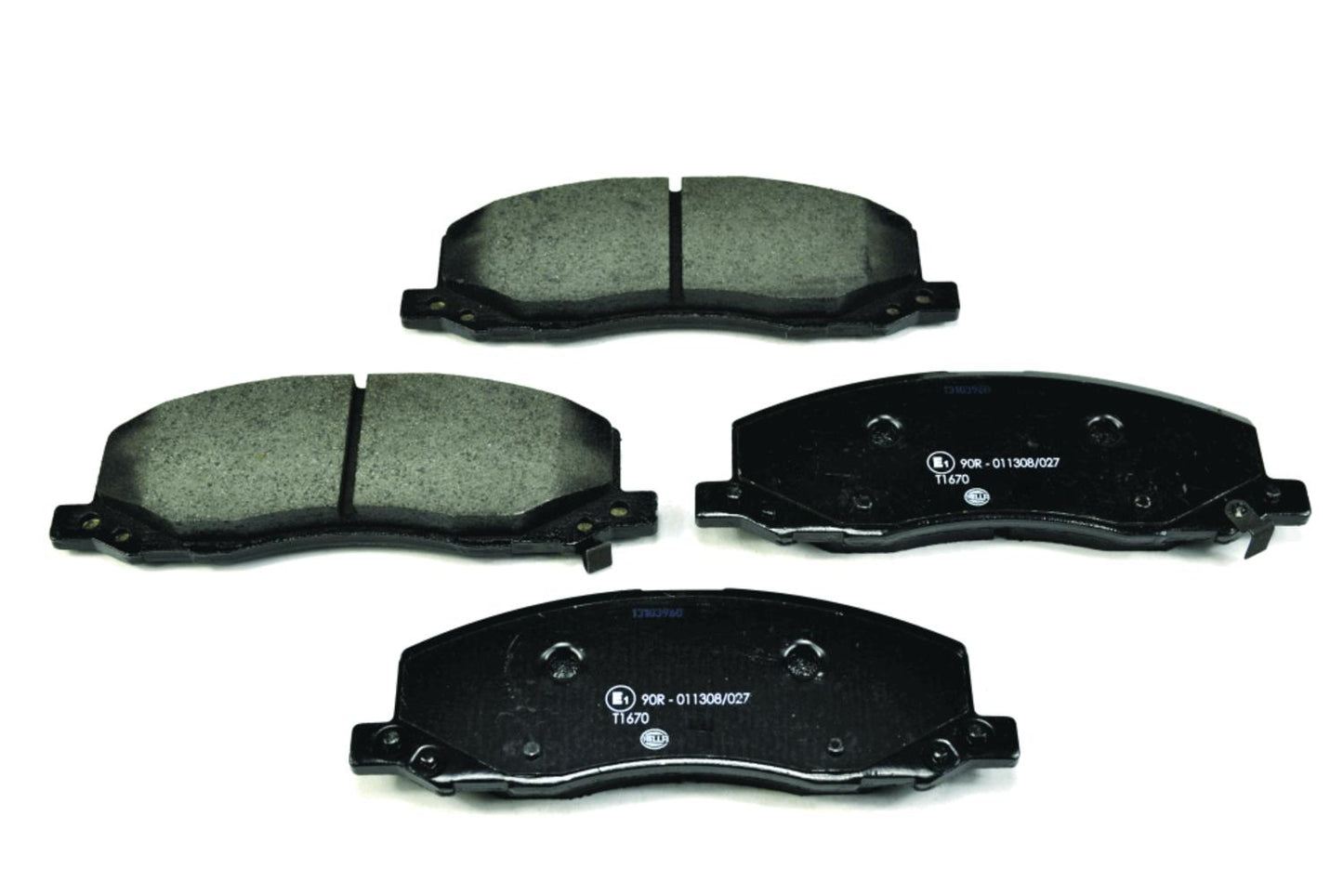 HELLA Brake pad set - T1670 - for e.g. OPEL / SAAB / VAUXHALL 8DB355013-061