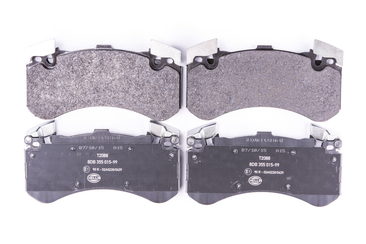 HELLA Brake pad set - T2088 - for e.g. AUDI / BENTLEY 8DB355015-991