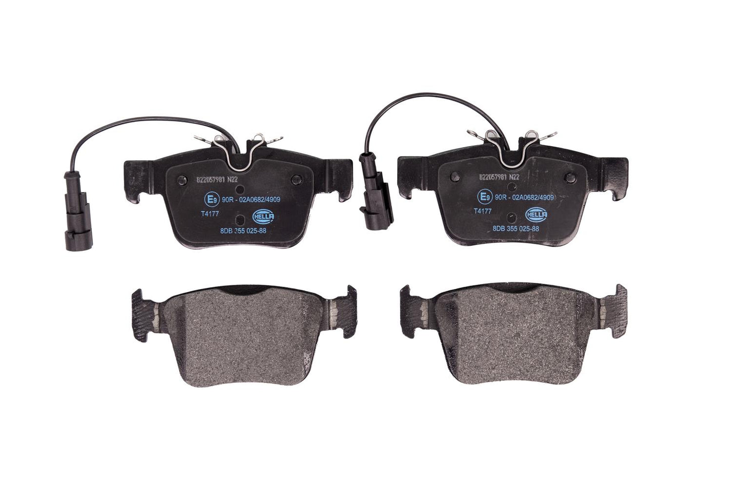 HELLA Brake pad set - T4177 - for e.g. ALFA ROMEO / MASERATI 8DB355025-881