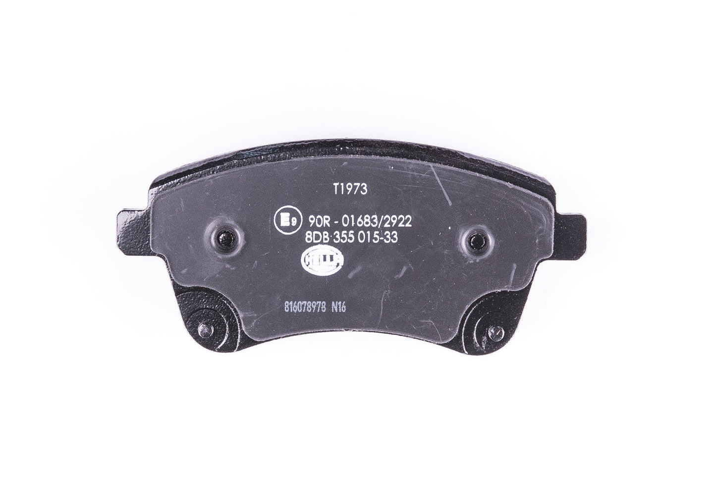 HELLA Brake pad set - T1973 - for e.g. KIA 8DB355015-331
