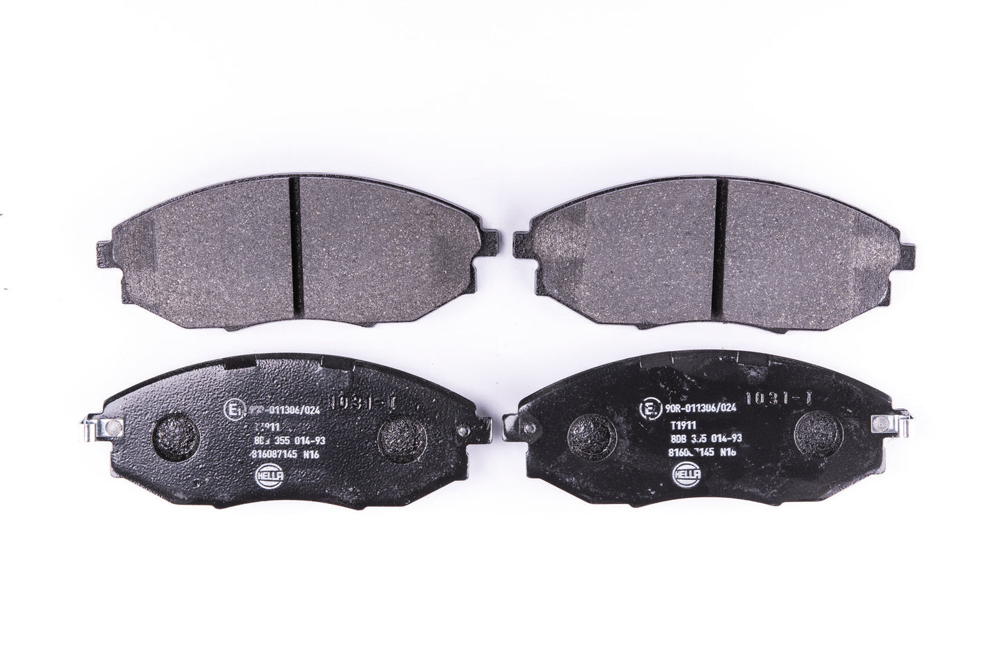 HELLA Brake pad set - T1911 - for e.g. CHEVROLET / DAEWOO / HOLDEN 8DB355014-931