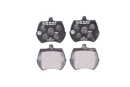 HELLA Brake pad set - T0569 - for e.g. AUSTIN / AUSTIN-HEALEY / HOLDEN 8DB355007-081