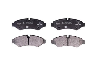 HELLA Brake pad set - T4184 - for e.g. MERCEDES-BENZ 8DB355036-861