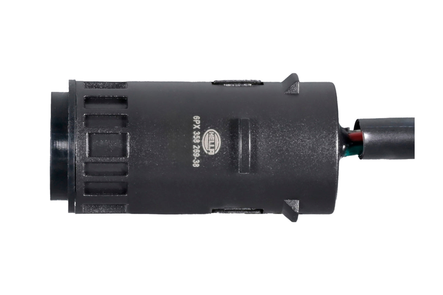 HELLA Sensor, park distance control - straight - 4-pin connector - Plugged - Cable: 15 6PX358269-381