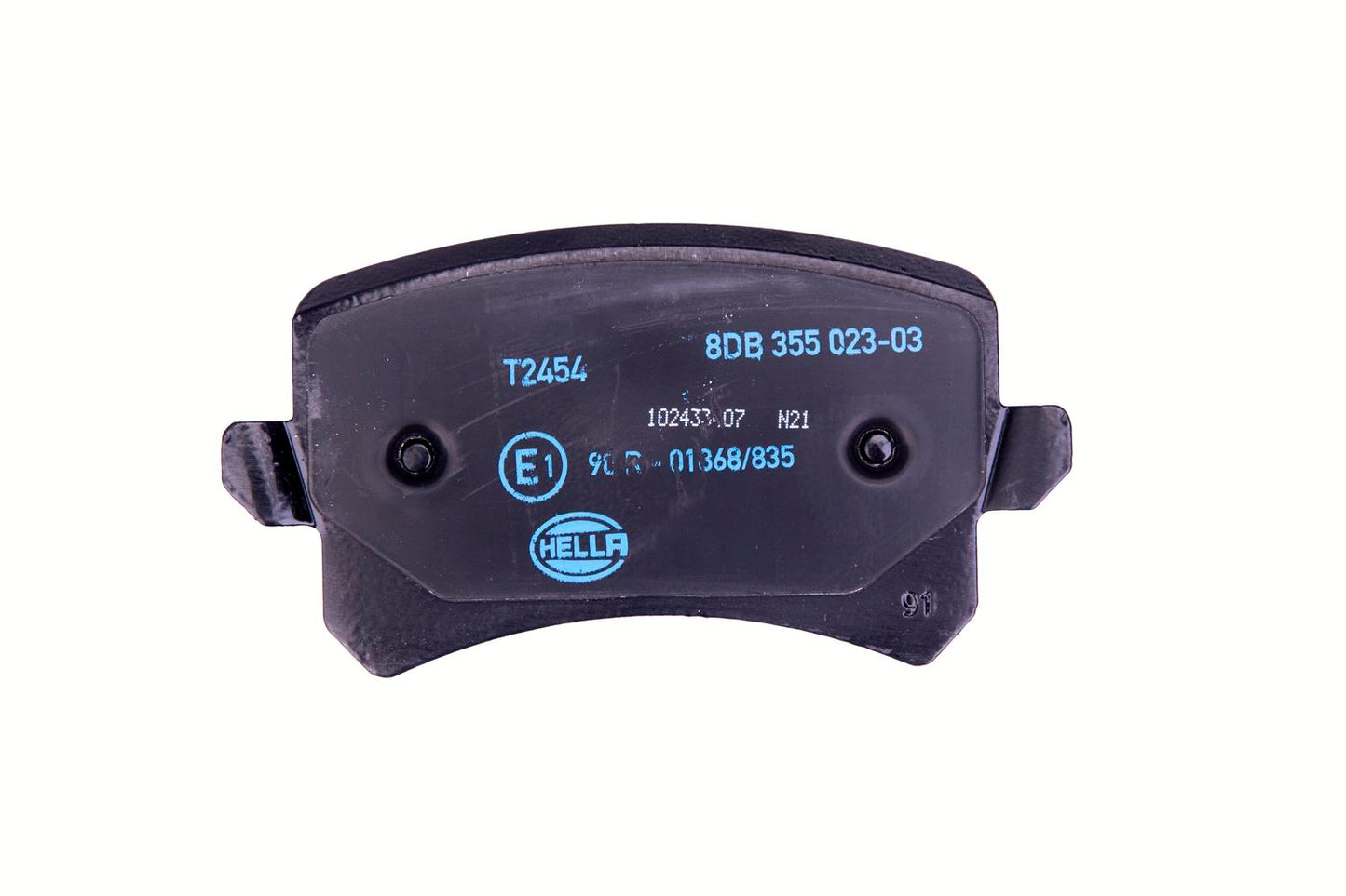 HELLA Brake pad set - T2454 - for e.g. AUDI Q3 (8UB, 8UG) RS 2.5 quattro 8DB355023-031