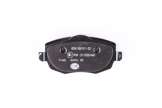 HELLA Brake pad set - T1440 - for e.g. LANCIA 8DB355011-221