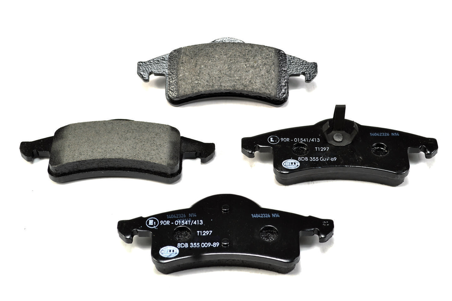 HELLA Brake pad set - T1297 - for e.g. JEEP 8DB355009-891