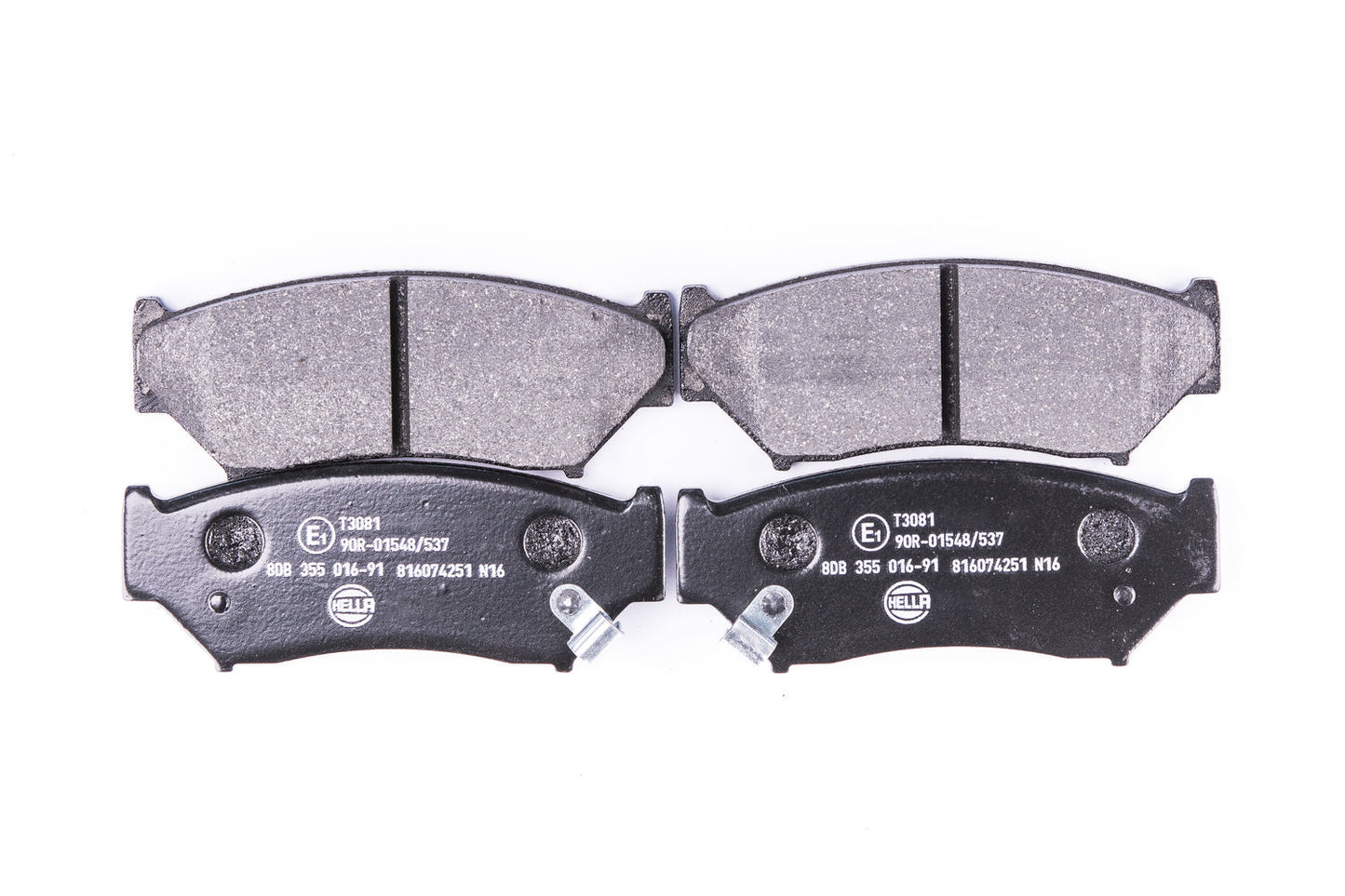 HELLA Brake pad set - T3081 - for e.g. CHEVROLET / SUZUKI 8DB355016-911