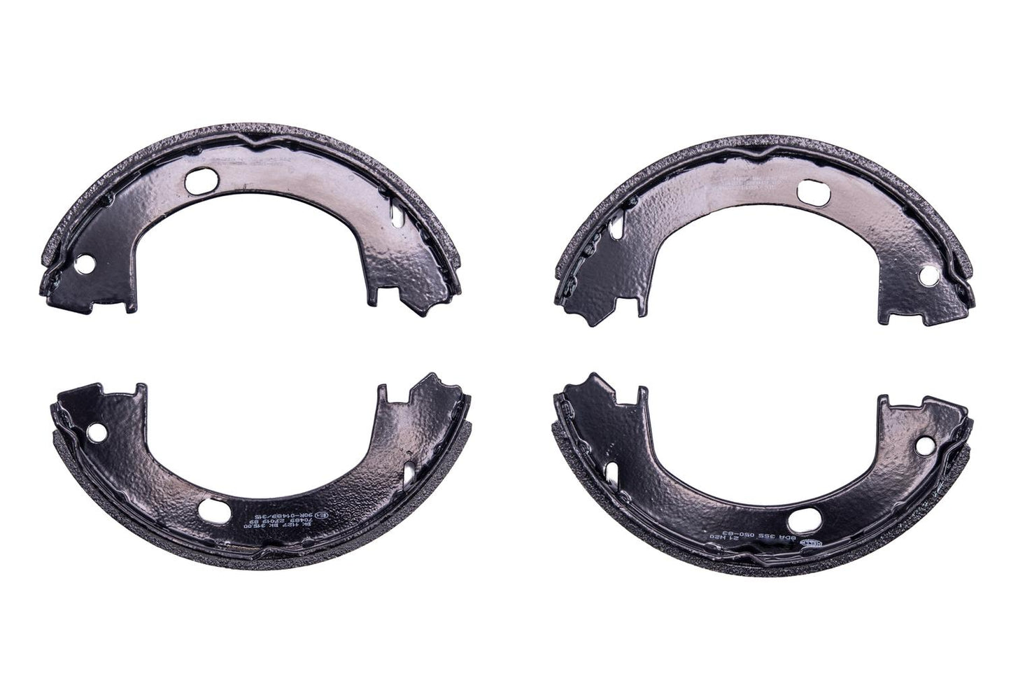 HELLA Brake Shoe Set, parking brake - H1723 - for e.g. CHRYSLER / DODGE 8DA355050-831