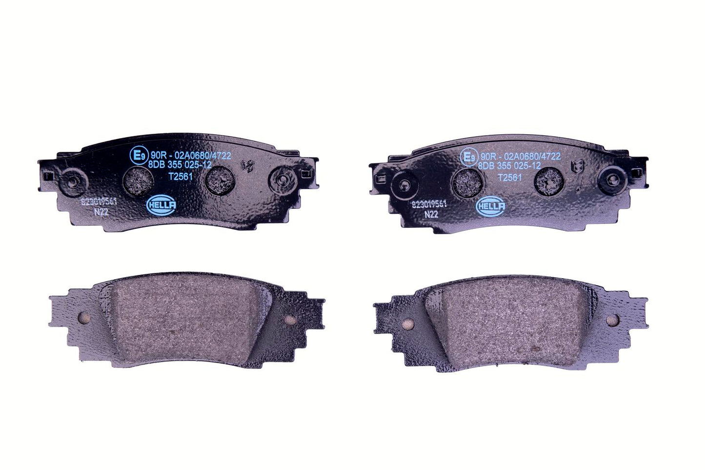 HELLA Brake pad set - T2561 - for e.g. LEXUS / TOYOTA 8DB355025-121