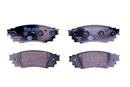 HELLA Brake pad set - T2561 - for e.g. LEXUS / TOYOTA 8DB355025-121