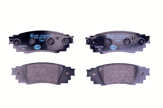 HELLA Brake pad set - T2561 - for e.g. LEXUS / TOYOTA 8DB355025-121
