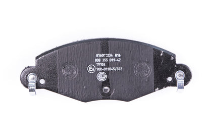 HELLA Brake pad set - T9104 - for e.g. CITROEN 8DB355019-421