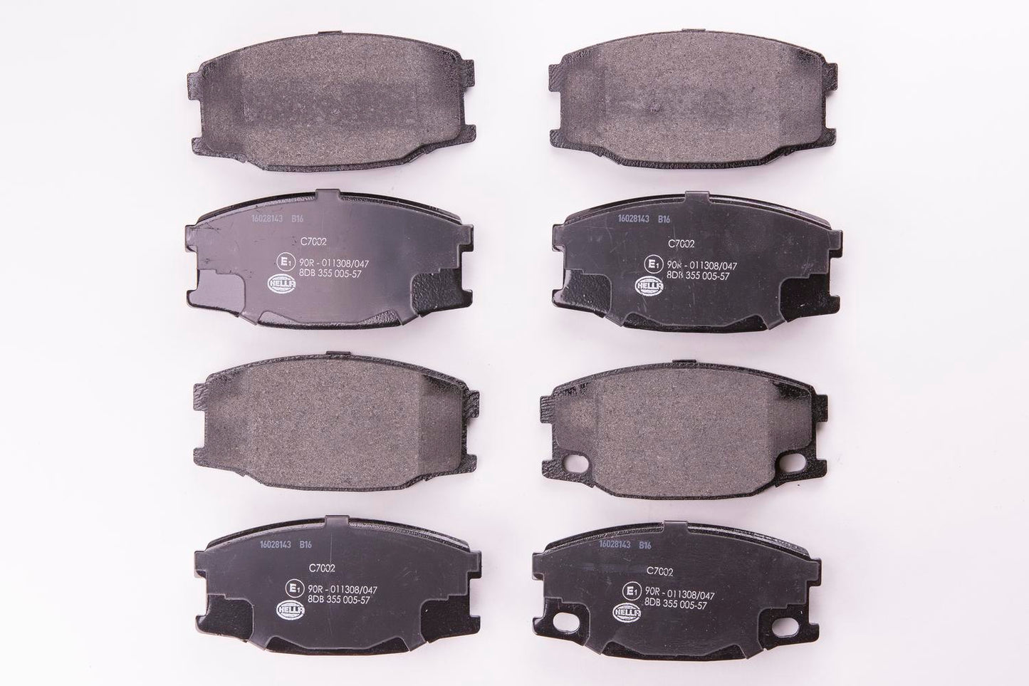 HELLA Brake pad set - C7002 - for e.g. MITSUBISHI 8DB355005-571
