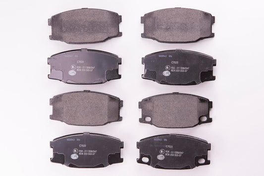 HELLA Brake pad set - C7002 - for e.g. MITSUBISHI 8DB355005-571