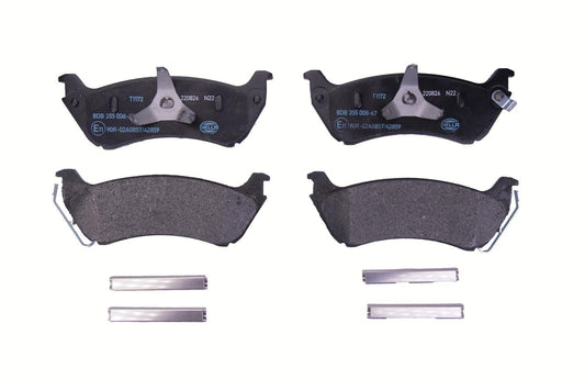 HELLA Brake pad set - T1172 - for e.g. MERCEDES-BENZ 8DB355008-671