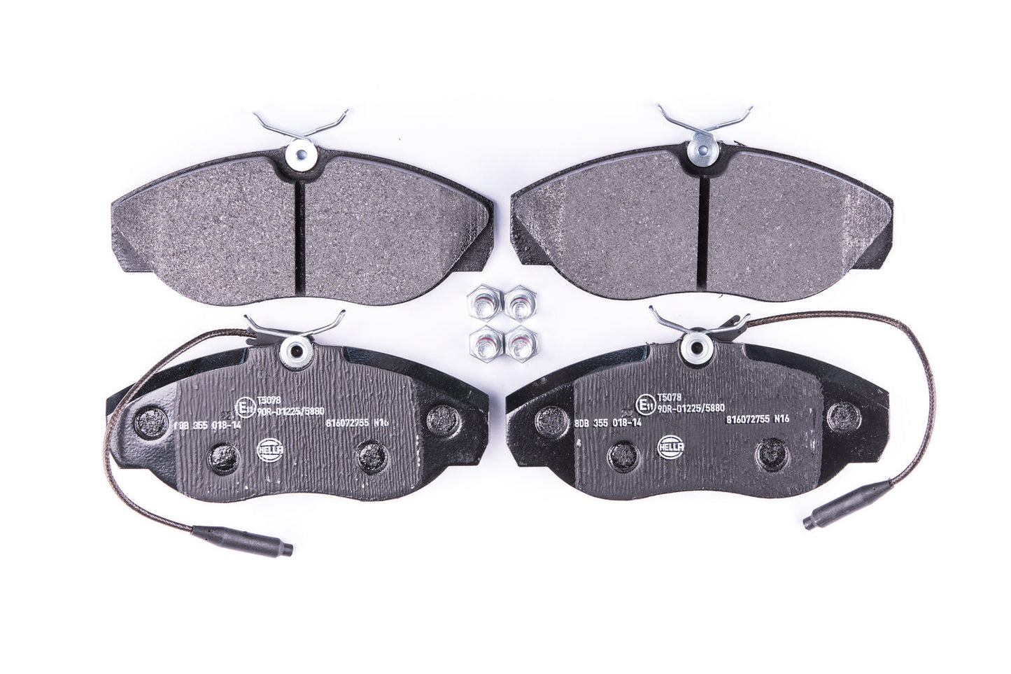 HELLA Brake pad set - T5078 - for e.g. CITROEN / FIAT / PEUGEOT 8DB355018-141