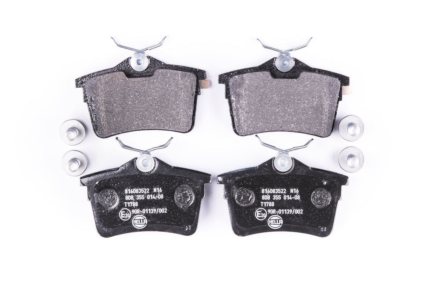 HELLA Brake pad set - T1788 - for e.g. CITROEN / PEUGEOT 8DB355014-081